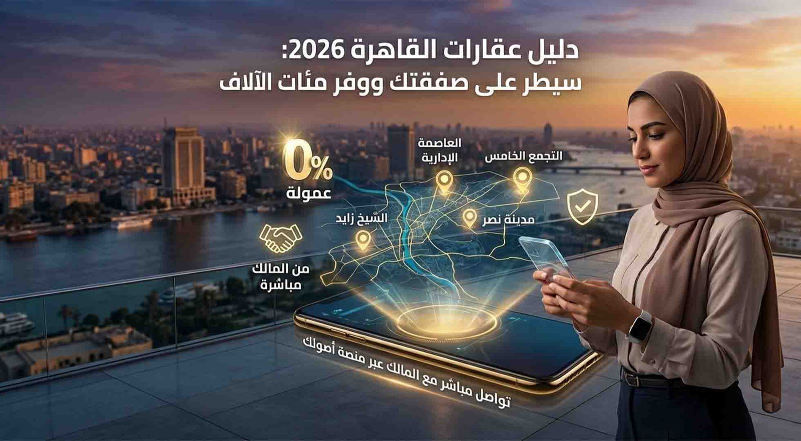 عقارات القاهره بدون عموله